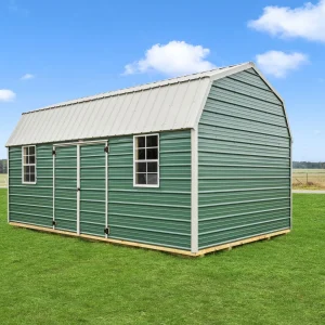 METAL LOFTED SHED 2