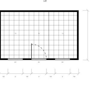 Studio Shed Floor Plan