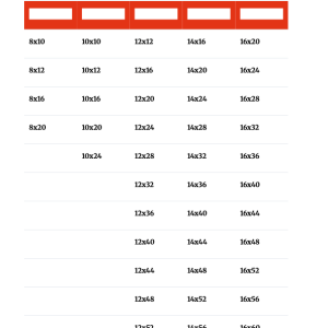 Signature Series Side Utility Shed Sizes
