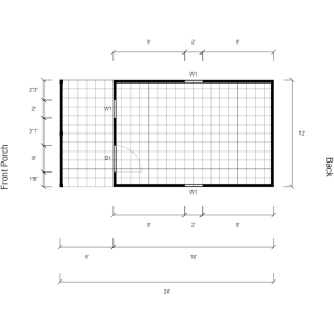 Cabin Standard Floor Plan