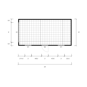 Portable Garages Floor Plan